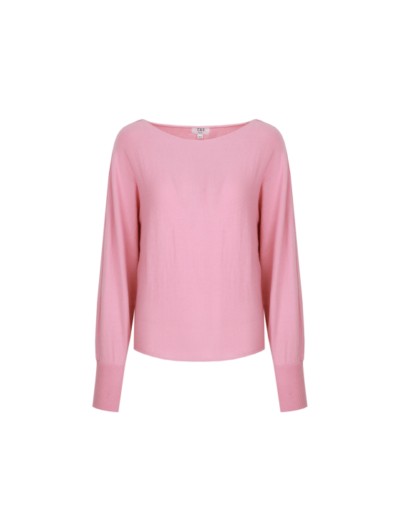 C&S Florine Sweater peony pink