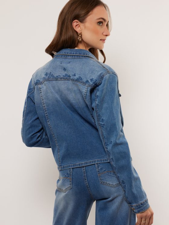 G-Maxx Selena Jeans Jacket denim mid blue - Image 4