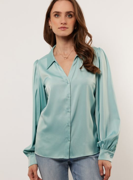 G-maxx Layne Blouse green mint
