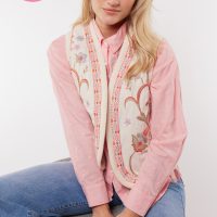 C&S Tory Gilet sand roze - Afbeelding 2