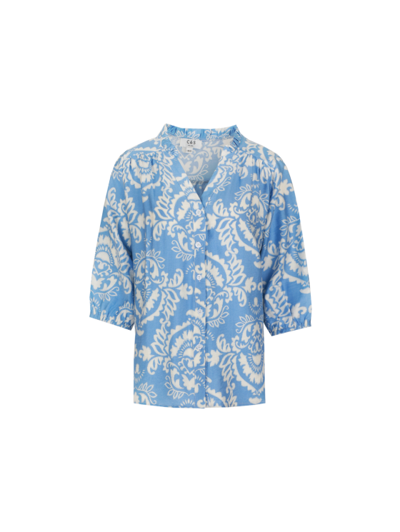 C&S Emelia Blouse zand/ice blue