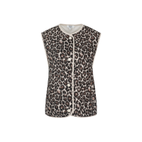 C&S Leontine Gilet animal  zand/zwart - Afbeelding 5