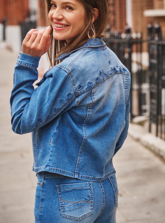 G-Maxx Selena Jeans Jacket denim mid blue