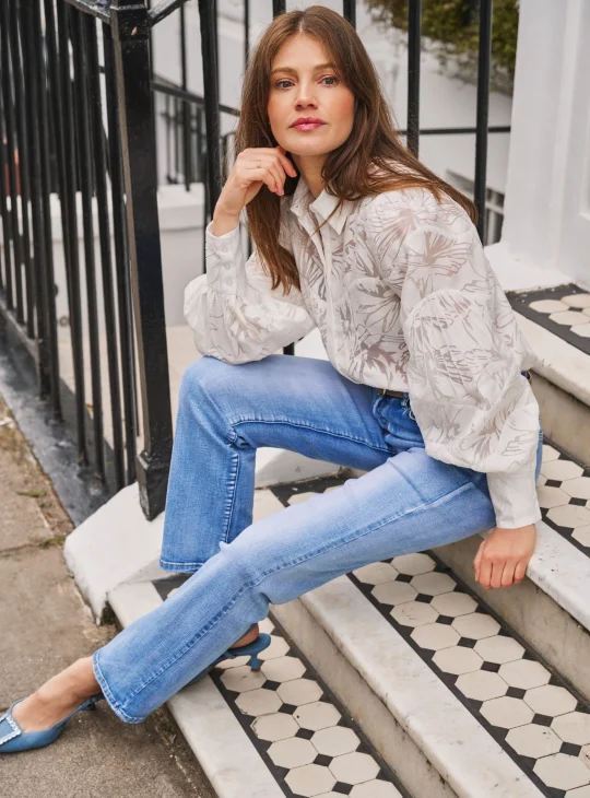 G-maxx Zita Blouse offwhite