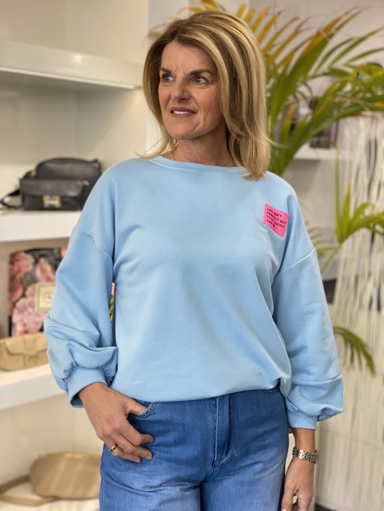 Azzurro Zachte Sweater 4280-5 lichtblauw