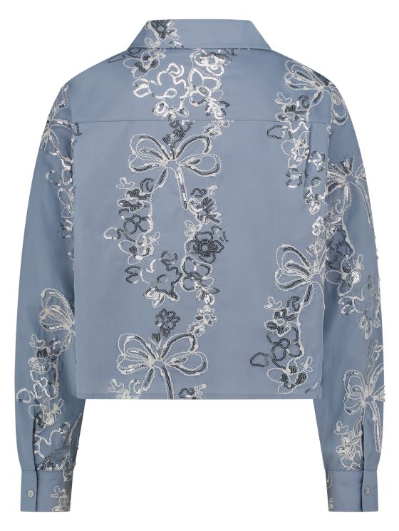 Nukus Tessa Blouse Paillet sky blue - Afbeelding 6