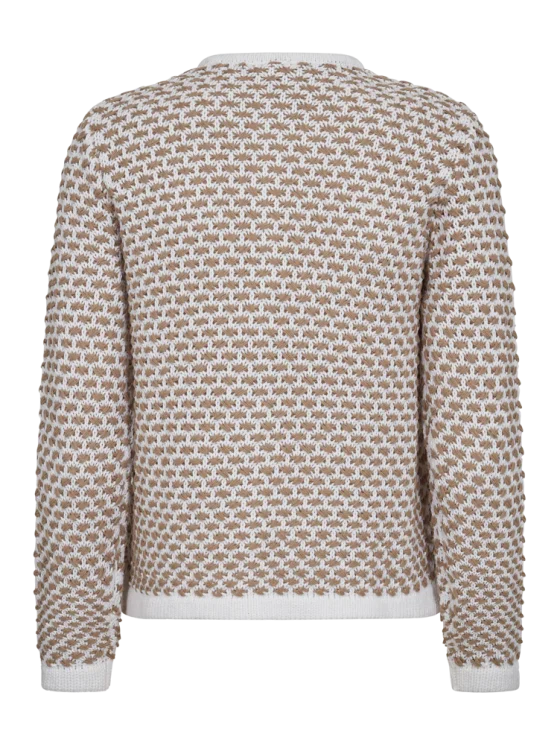 Freequent Cotla Vest offwhite silver mink - Afbeelding 2