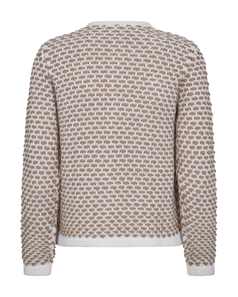 Freequent Cotla Vest offwhite silver mink - Afbeelding 2