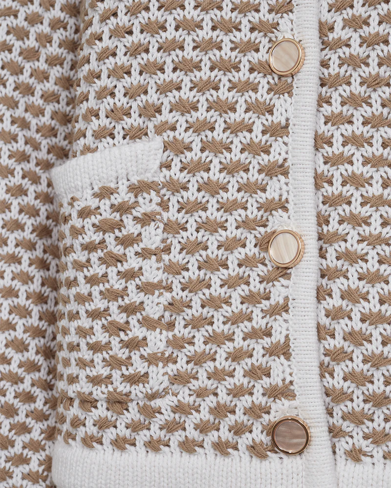 Freequent Cotla Vest offwhite silver mink - Afbeelding 3