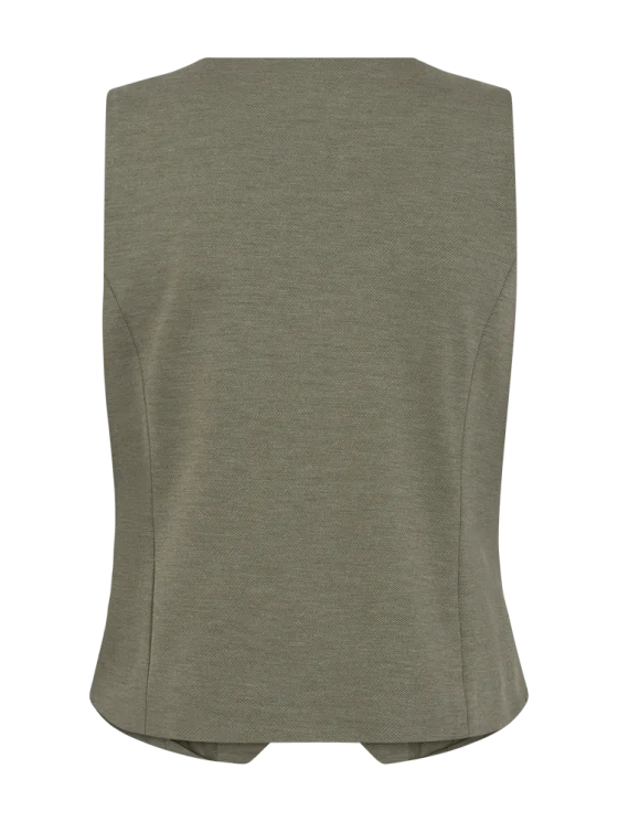 Freequent Nanni Gilet deep lichen green melange - Afbeelding 5