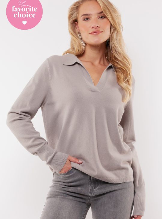 C&S Valary Sweater gray
