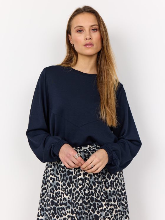 SoyaConcept Banu 220 sweater Trui donkerblauw