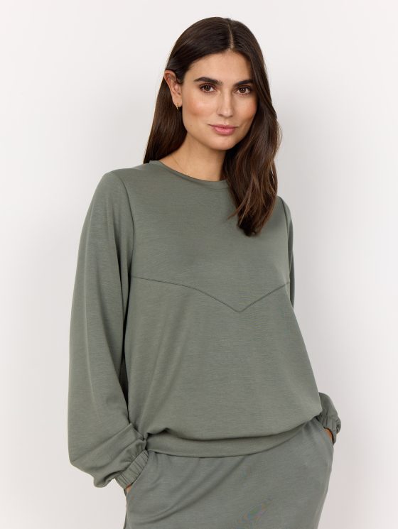 SoyaConcept Banu 220 sweater Trui misty green