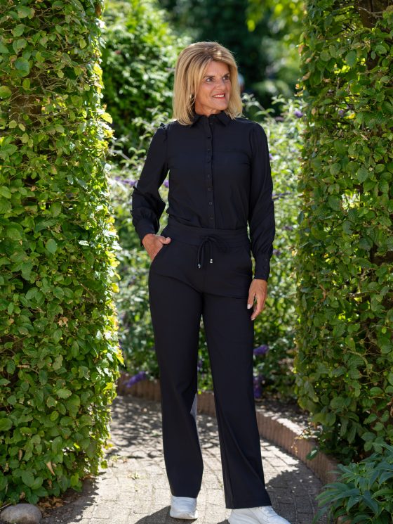 Mi Piace Travelbroek Recht Dikkere Kwaliteit 202136 zwart - Afbeelding 3