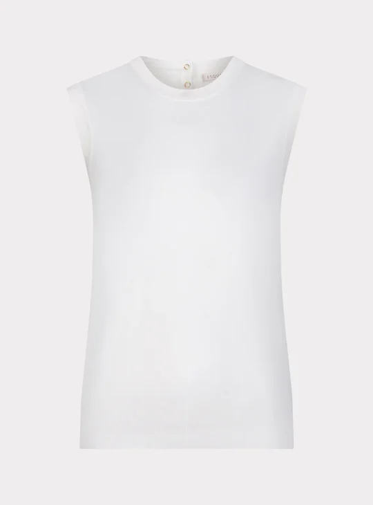 Esqualo Singlet Basic Knit SP25.07005 sky blue