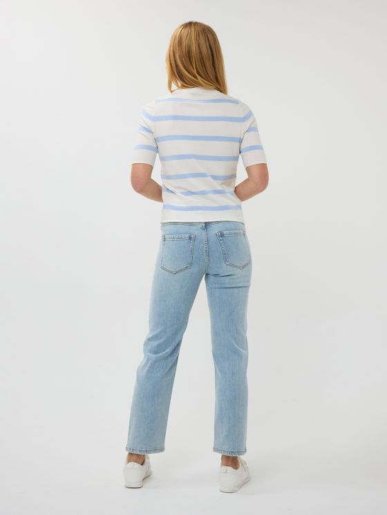 Esqualo Embroidery Jeans Broek denim blauw SP25.12009 - Afbeelding 2