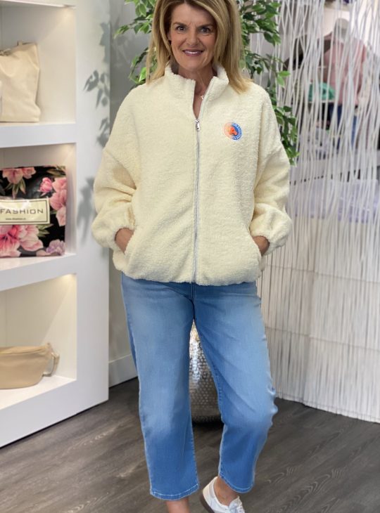 Azzurro Teddy Jasje 6678 creme