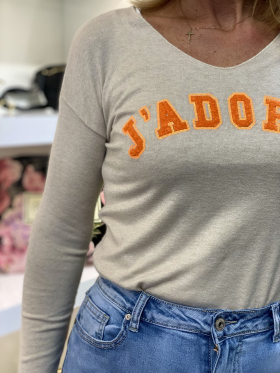 Fashion J'adore Top zand oranje - Afbeelding 3