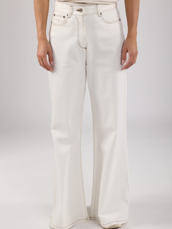 Nukus Ruby Broek off white - Afbeelding 5