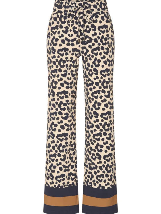 Mi piace Travelbroek Loose Fit leopard mocca print 202089