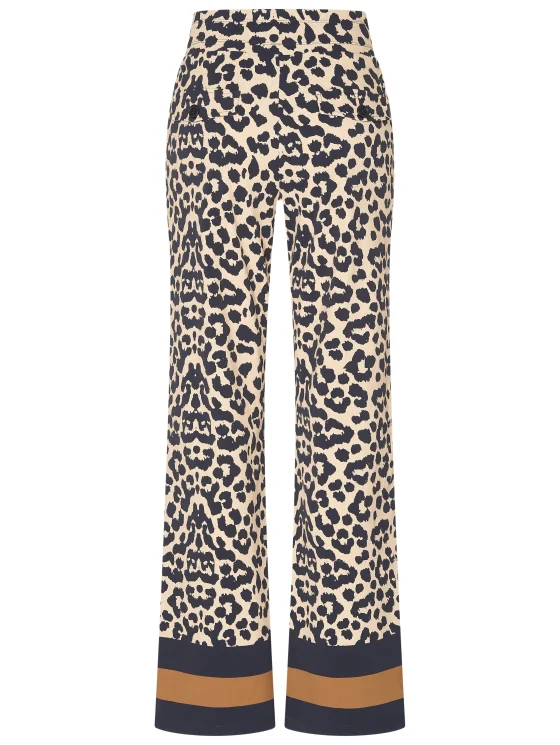 Mi piace Travelbroek Loose Fit leopard mocca print 202089 - Afbeelding 2