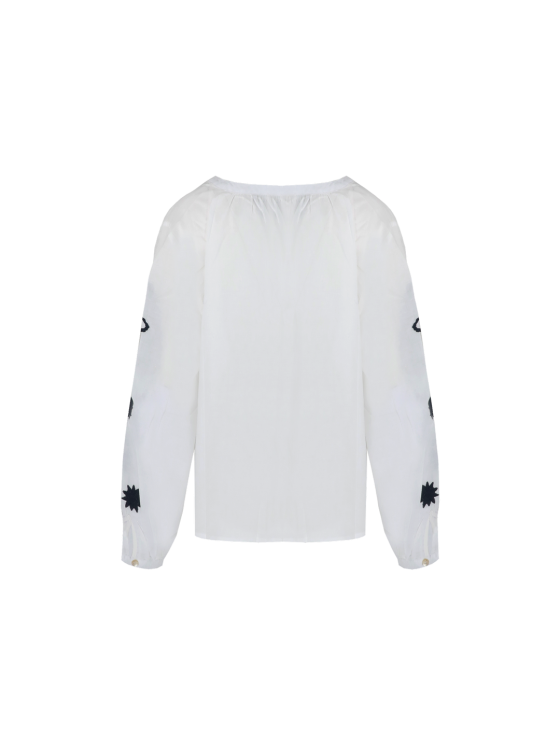 C&S Bourges Blouse offwhite - Afbeelding 6