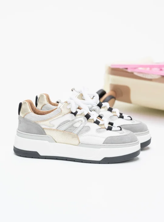 DWRS Walton Sneaker denim champagne/grey