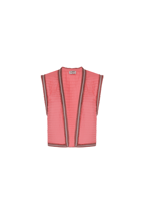 Fluresk Danica Gilet sunkissed coral