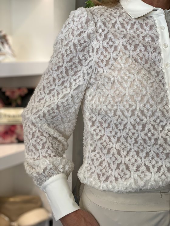 Mi Piace Ausbrenner Blouse 202559 off white - Afbeelding 3