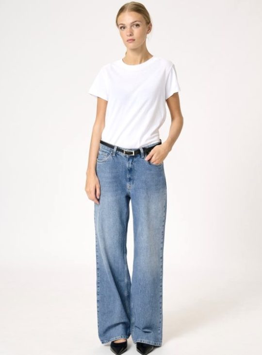 My Essential jeans  Wardrobe Louis 139 High Wide Broek L34 medium blue retro wash