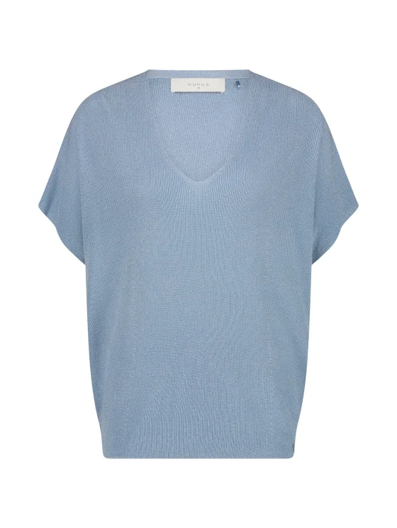 Nukus Dina Top Lurex sky blue - Afbeelding 5
