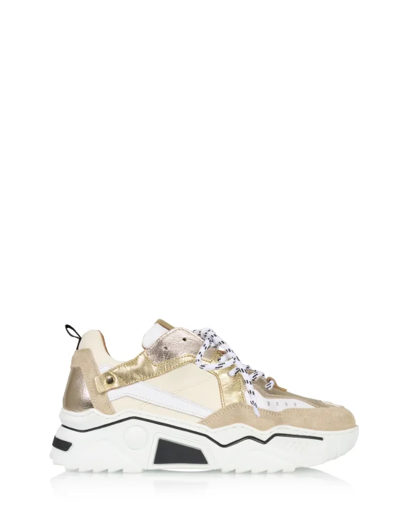 DWRS Pluto Sneaker zand/champagne - Afbeelding 4