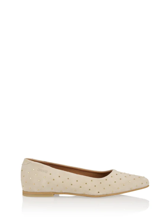 DWRS Porto Studs Loafers zand