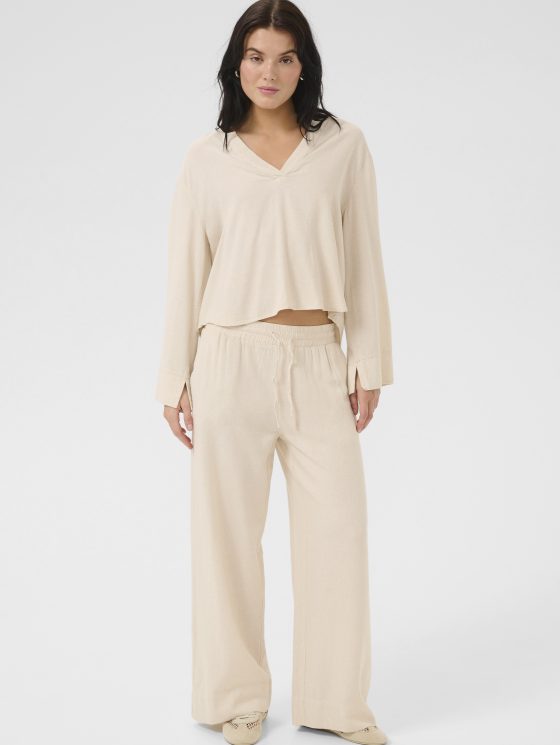 My Essential Jeans Wardrobe DiasMW Broek almond milk melange