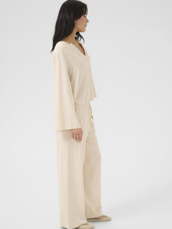 My Essential Jeans Wardrobe DiasMW Broek almond milk melange - Afbeelding 2