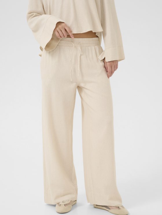 My Essential Jeans Wardrobe DiasMW Broek almond milk melange - Afbeelding 4