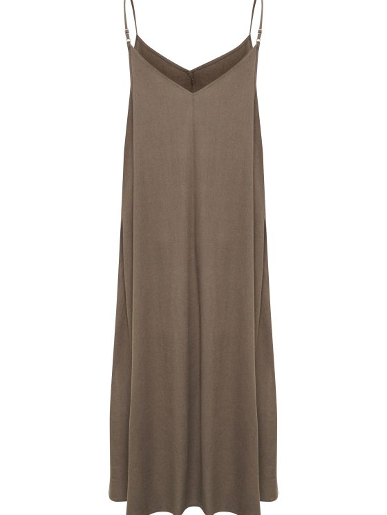 My Essential Wardrobe DiasMW Nelly Strap Jurk walnut - Afbeelding 5