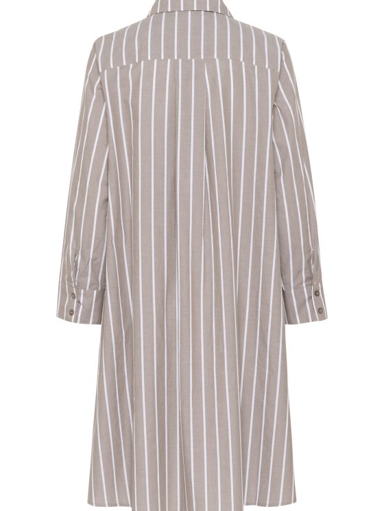 My Essential Wardrobe KionaMW Jurk walnut striped - Afbeelding 6