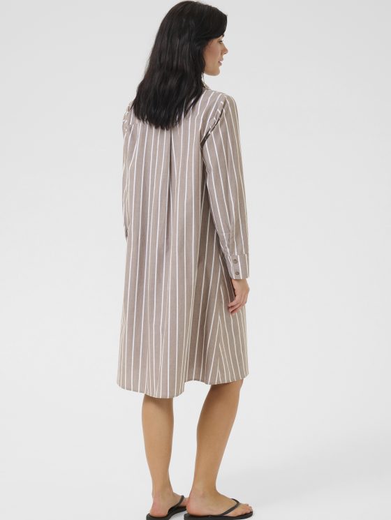 My Essential Wardrobe KionaMW Jurk walnut striped - Afbeelding 3