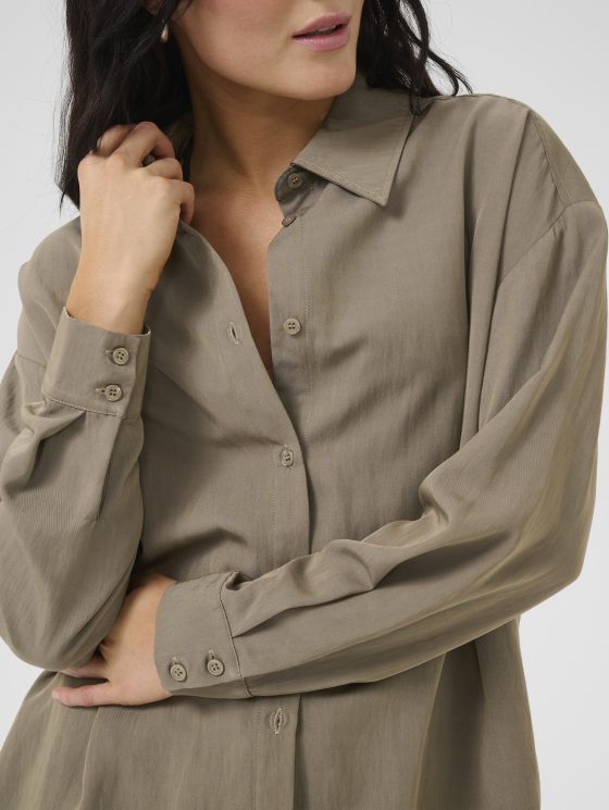 My Essential Wardrobe GildaMW Boxy Shirt walnut - Afbeelding 4