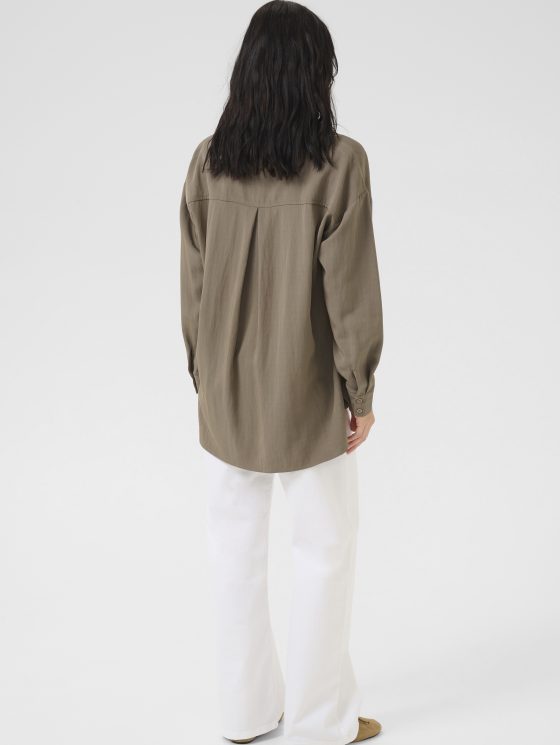My Essential Wardrobe GildaMW Boxy Shirt walnut - Afbeelding 3
