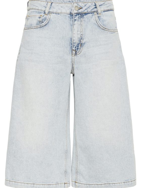 My Essential Jeans Wardrobe DangoMW 139 High X-Wide Shorts light blue retro wash - Afbeelding 6