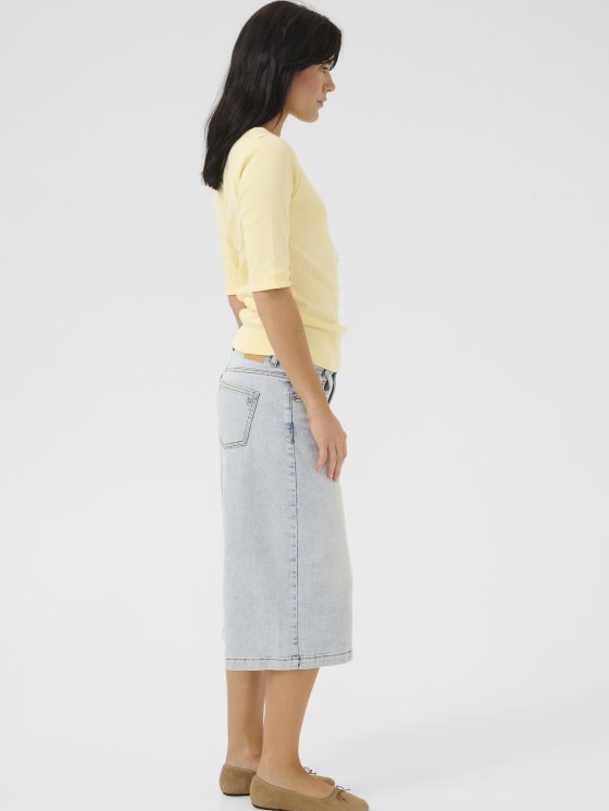 My Essential Jeans Wardrobe DangoMW 139 High X-Wide Shorts light blue retro wash - Afbeelding 2