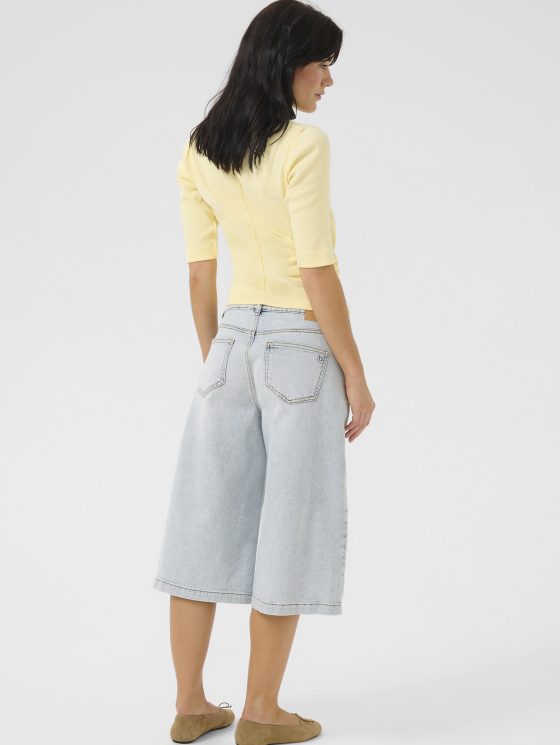 My Essential Jeans Wardrobe DangoMW 139 High X-Wide Shorts light blue retro wash - Afbeelding 4