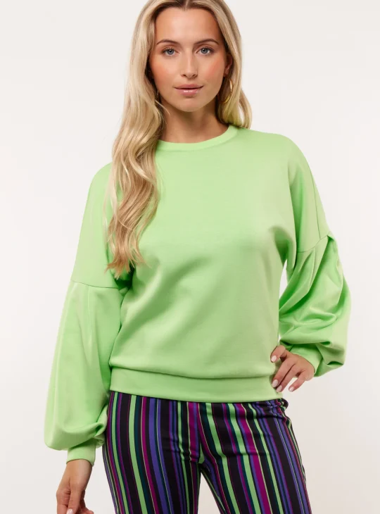 Fluresk comfy Dee Sweater fresh lime