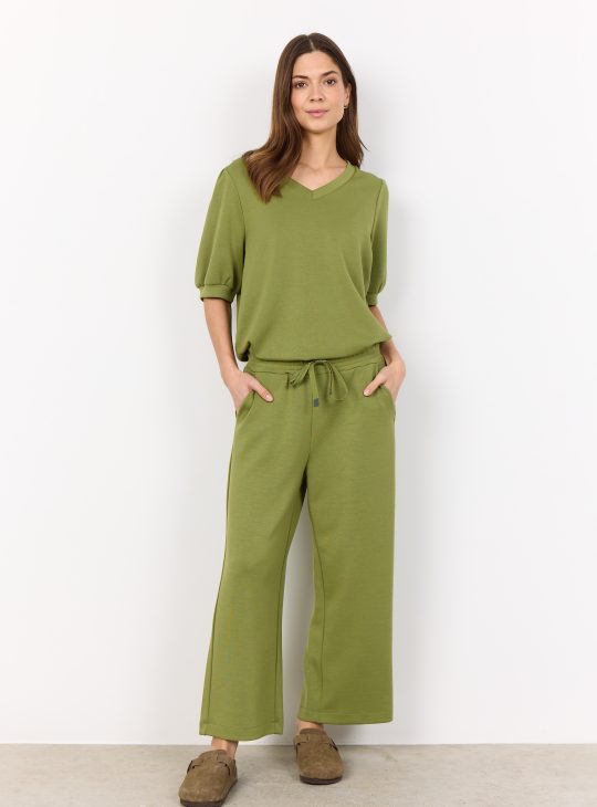 SoyaConcept Banu 26 Broek 7/8 callisto groen