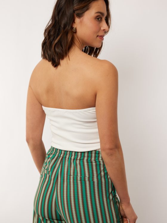 G-maxx Yuri Bandeau Top bright white - Afbeelding 3