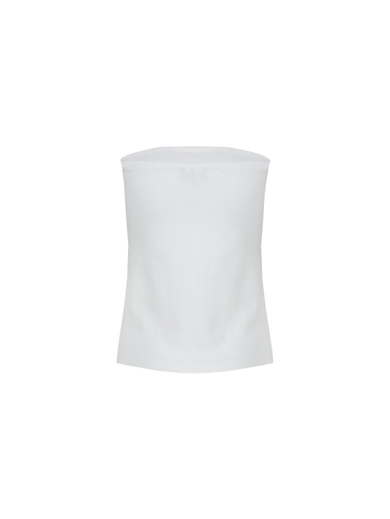G-maxx Yuri Bandeau Top bright white - Afbeelding 4