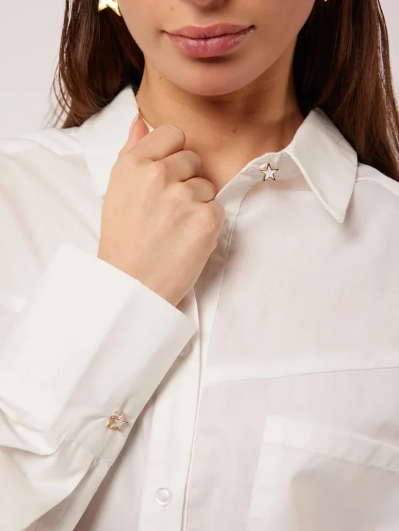 Fluresk Jeanet Cropped Blouse offwhite - Afbeelding 2