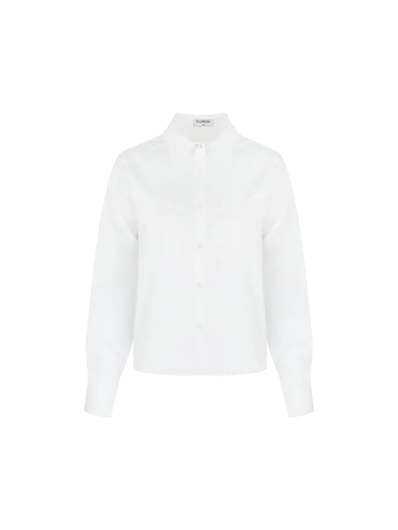 Fluresk Jeanet Cropped Blouse offwhite - Afbeelding 4
